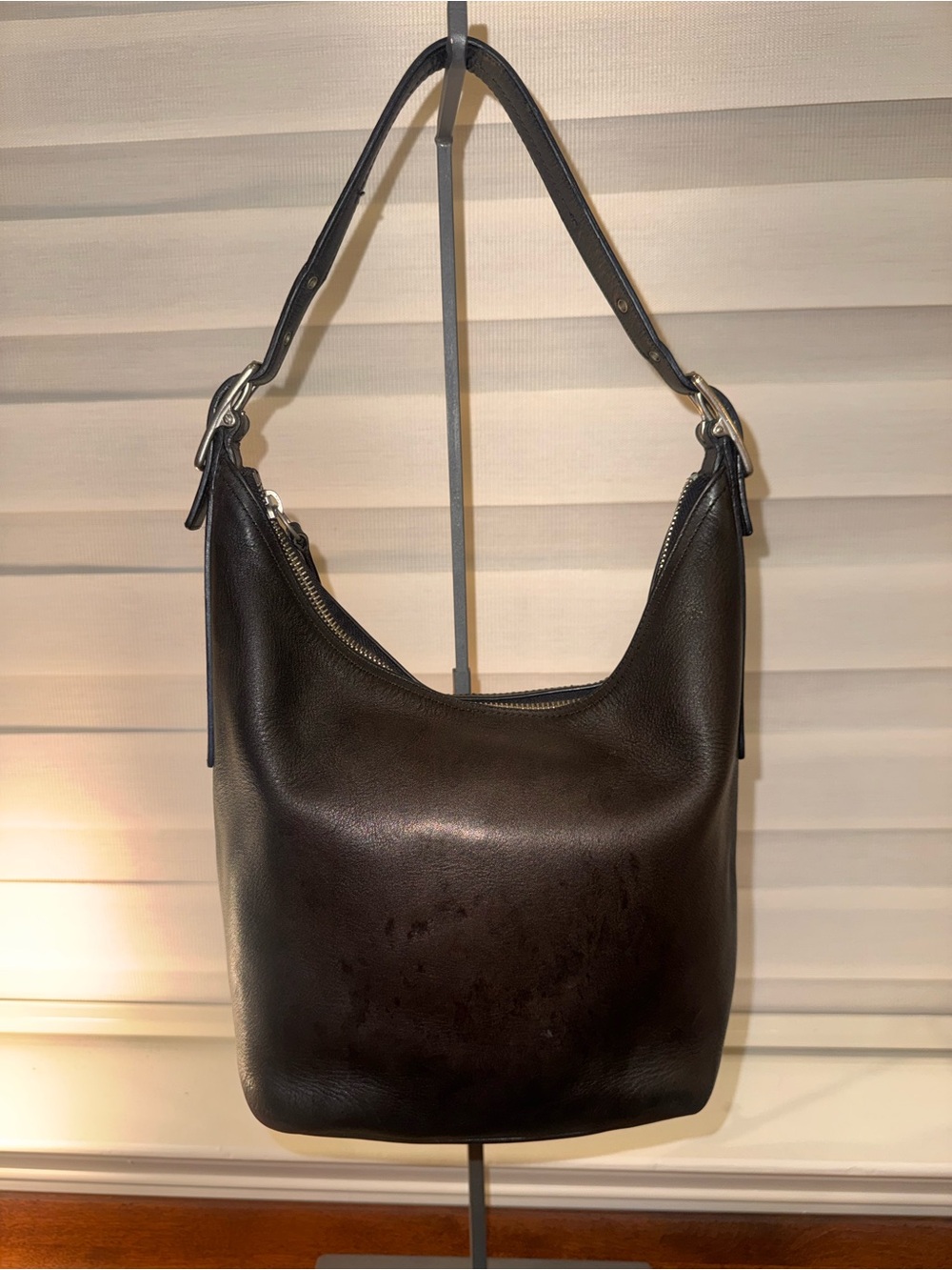 Coach Legacy Black Leather Shoulder Bag